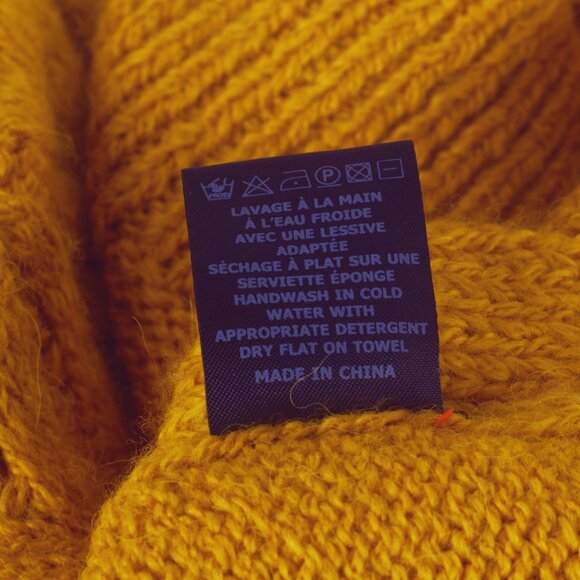 Isabel Marant Short Sleeve Turtleneck Sweater Baby Alpaca Cable Knit Sz 42 - Picture 12 of 12